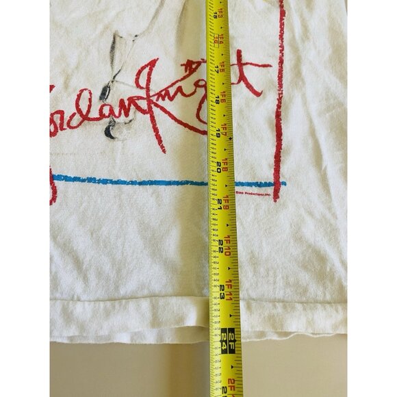 Vintage 1989 NKOTB Jordan Knight New Kids On The Block T-shirt Size M Thrashed - Picture 13 of 13